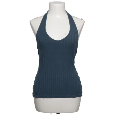 Halter neck top (Blue) from Moda Acrylic, Viscose