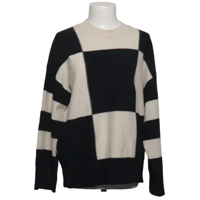 Pull-over (Noir, Beige) de Reiss Cachemire, Élasthane, Nylon, Laine