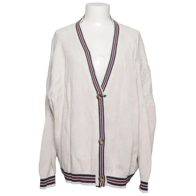 Cardigan (Hvid, Blå, Rød) fra Gina Bomuld