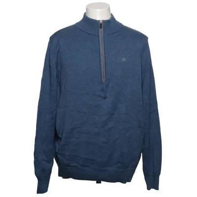 Sweater (Blå, Grå) fra Calvin Klein Golf Akryl, Bomuld