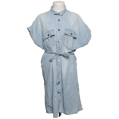 Robe chemise (Bleu) de Janina Coton