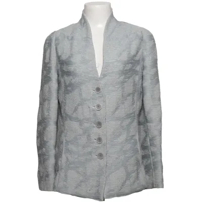 Kavaj (Blå) från Giorgio Armani Polyester, Ull