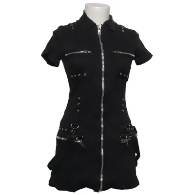 Denim dress (Black) from Living Dead Souls Cotton