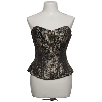 Corset (Noir, Or) de Burleska Coton, Polyester