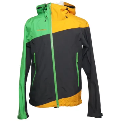 Regnjakke (Grøn, Grå, Gul) fra Mammut Polyester