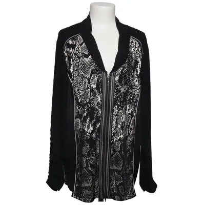 Jacka (Svart, Vit) från Gelco Elastan, Polyester, Viskos