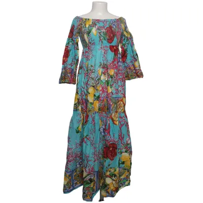 Maxi jurk (Blauw, Meerkleurig) van Antica Sartoria
