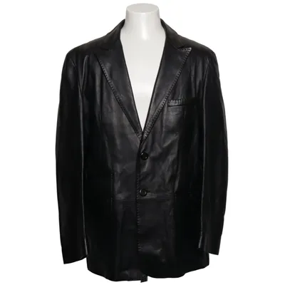 Blazer en cuir (Noir) de Maddox Cuir