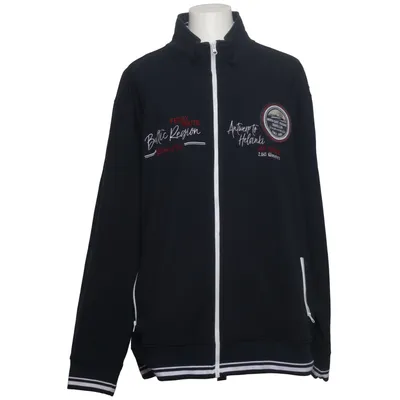 Trainingsjack (Blauw) van Men + Elastaan, Polyester