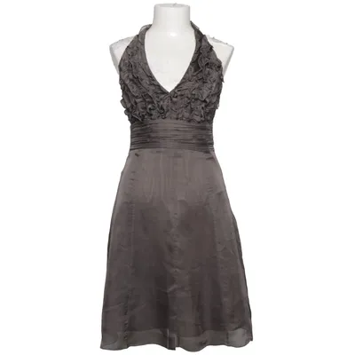 Halterneck-kjole (Grå) fra ESPRIT Collection Elastan, Polyester