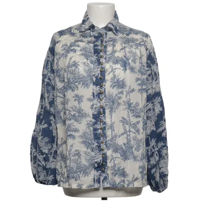 Blouse (Bleu, Blanc) de Miss June Coton