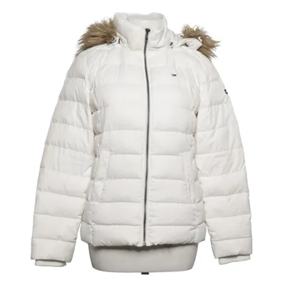 Vinterjakke (Hvid, Brun) fra Tommy Hilfiger Denim Akryl, Kunstpels, Polyester