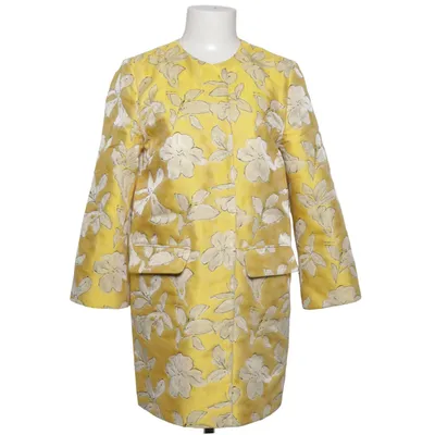 Frakke (Gul, Flerfarvet) fra Hallhuber Polyester