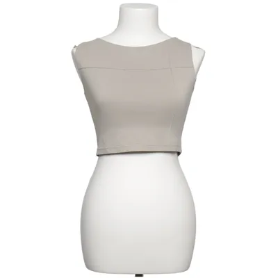 Crop top (Beige) från Toffs Elastan, Polyamid