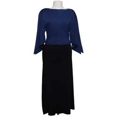 Maxi dress (Blue, Black) from Loewe Elastane, Polyamide, Viscose