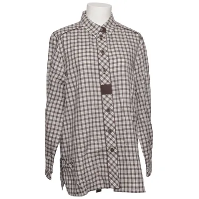 Chemise (Marron, Blanc, Multicolore) de Meico Coton