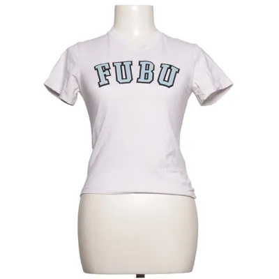 T-shirt (White, Blue) from Fubu Cotton, Elastane