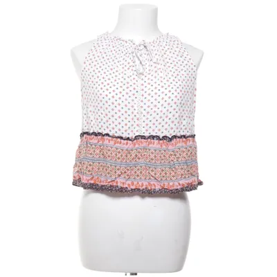 Top (White, Multicolored) from Patrons of Peace Viscose