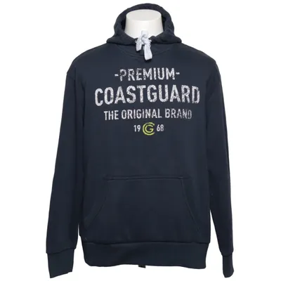 Sweat à capuche (Bleu) de Coast Guard Coton, Polyester