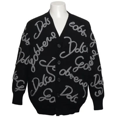 Cardigan (Black, Silver) from Dolce & Gabbana Cotton