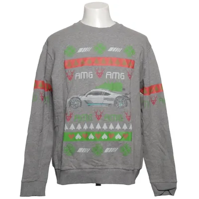 Christmas sweater (Gray, Multicolored) from Mercedes-Benz Cotton
