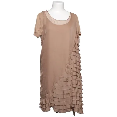 Dress (Beige) from Twin Set Simona Barbieri Cotton, Polyester, Silk
