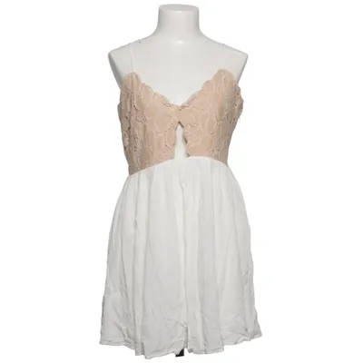 Dress (Beige, White) from Tularosa Cotton, Elastane, Polyamide, Polyester, Viscose