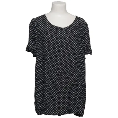 Haut (Noir, Blanc) de Janina Curved Viscose