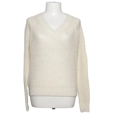 Pullover (White) from Mango Casual Acrylic, Polyester