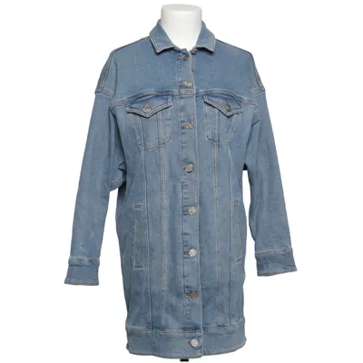 Spijkerjas (Blauw) van Never Denim Elastaan, Organisch katoen, Gerecycled katoen, Gerecycled polyester
