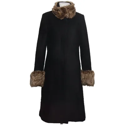 Coat (Black, Brown) from Gianni Feraud Acrylic, Polyester, Wool
