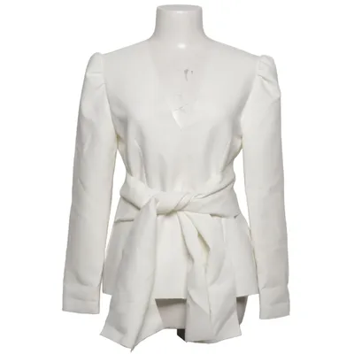 Blazer (Hvid) fra MSGM Elastan, Polyester, Viscose