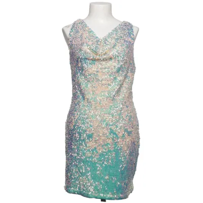 Cocktail dress (Beige, Turquoise) from H&M Elastane, Polyester