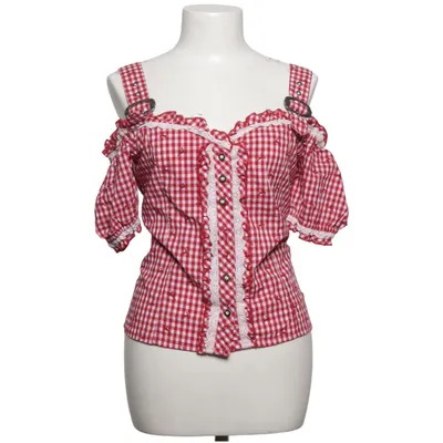 Dirndlblus (Röd, Vit) från Brandl Tracht Bomull, Elastan, Polyester