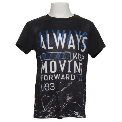 T-shirt (Sort, Blå, Hvid) fra Ergeenomixx Polyester