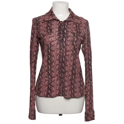 Bluse (Pink, Sort, Flerfarvet) fra Alexachung Viscose