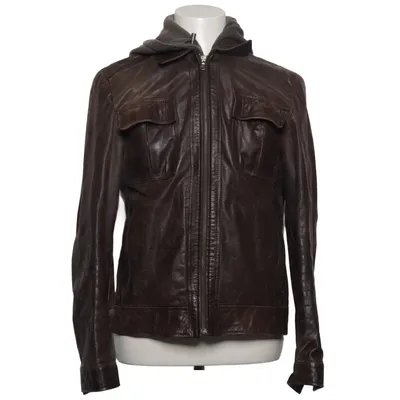 Jakke (Brun, Grå) fra Zara Man Bomuld, Polyester, Viscose