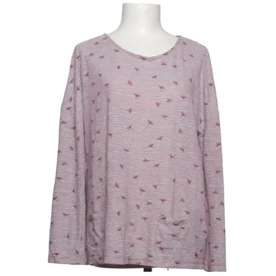 Top (Red, White) from Mantaray Cotton, Polyester