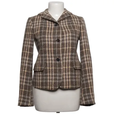 Blazer (Brown, Beige, Multicolored) from Jil Sander Cashmere, Cotton, Cupro, Silk, Wool