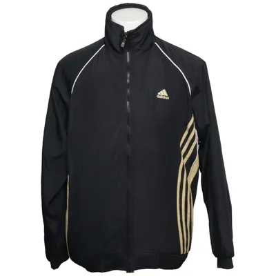 Träningsjacka (Svart, Gul) från Adidas Polyester