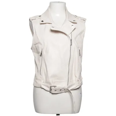 Bikervest (Beige) fra Cotton Club Polyester, Polyurethan