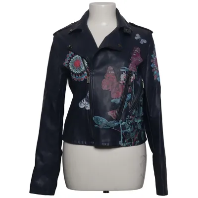 Veste de motard (Bleu, Multicolore) de 101 Idees Polyester, Polyuréthane