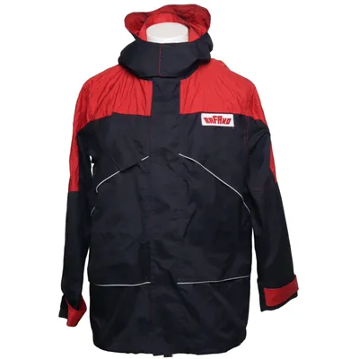 Outdoor jacket (Blue, Red) from Aako Polyester, Polyurethane