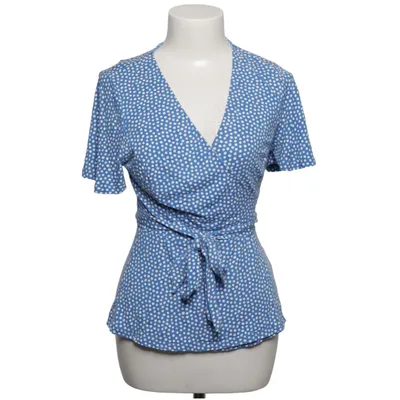 Wrap dress (Blue, White) from Boden Elastane, Viscose