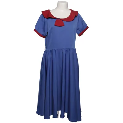Klänning (Blå, Röd) från Lindy Bop Elastan, Polyester