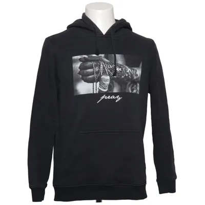 Huvtröja (Svart) från Mister Tee Bomull, Polyester