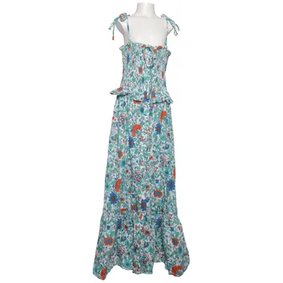 Maxi dress (White, Blue, Multicolored) from Loretta Caponi