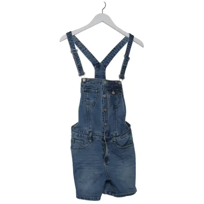 Salopette courte (Bleu) de Nina Carter Coton, Élasthane, Viscose