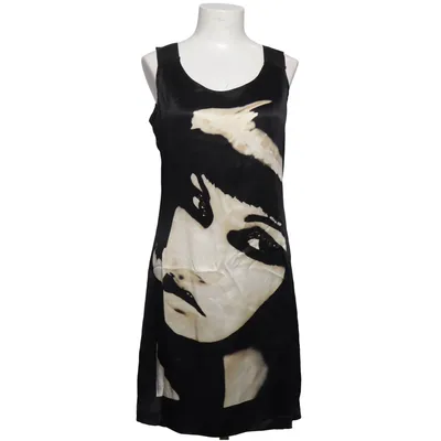 Dress (Black, White) from Ambiente Silk