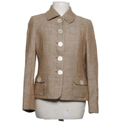 Blazer (Beige, Brown) from Rena Lange Cotton, Cupro, Polyamide, Silk, Wool
